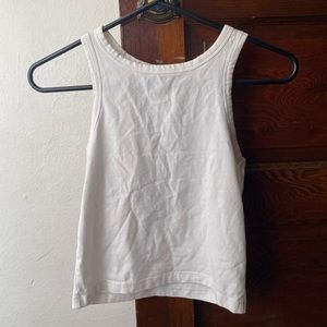 Two (2) High Neck H&M tank tops in Black and White